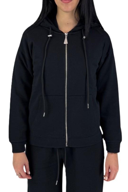 MARKUP FELPA CAPPUCCIO ZIP