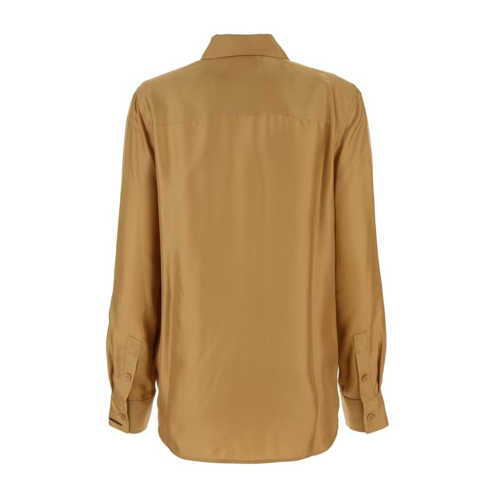 CALVIN KLEIN SILK SPLIT SLEEVE SH