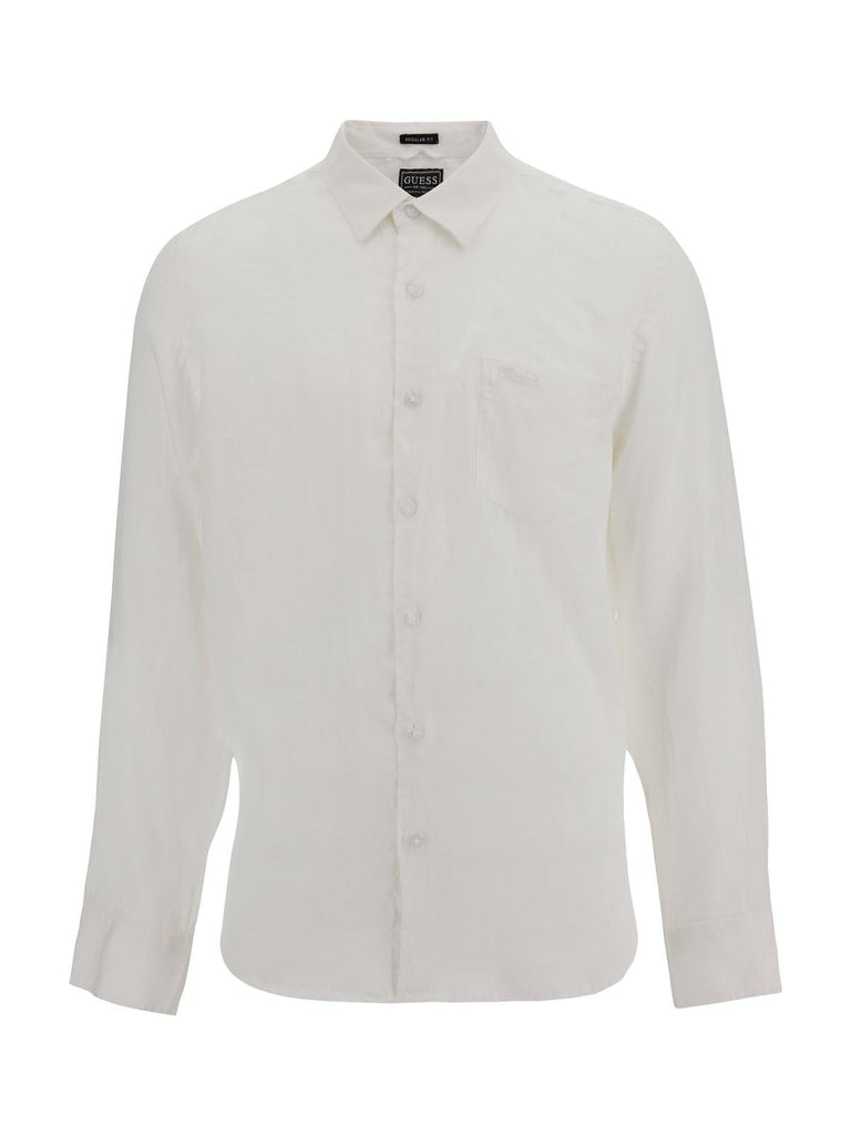 GUESS LS ISLAND LINEN SHIRT