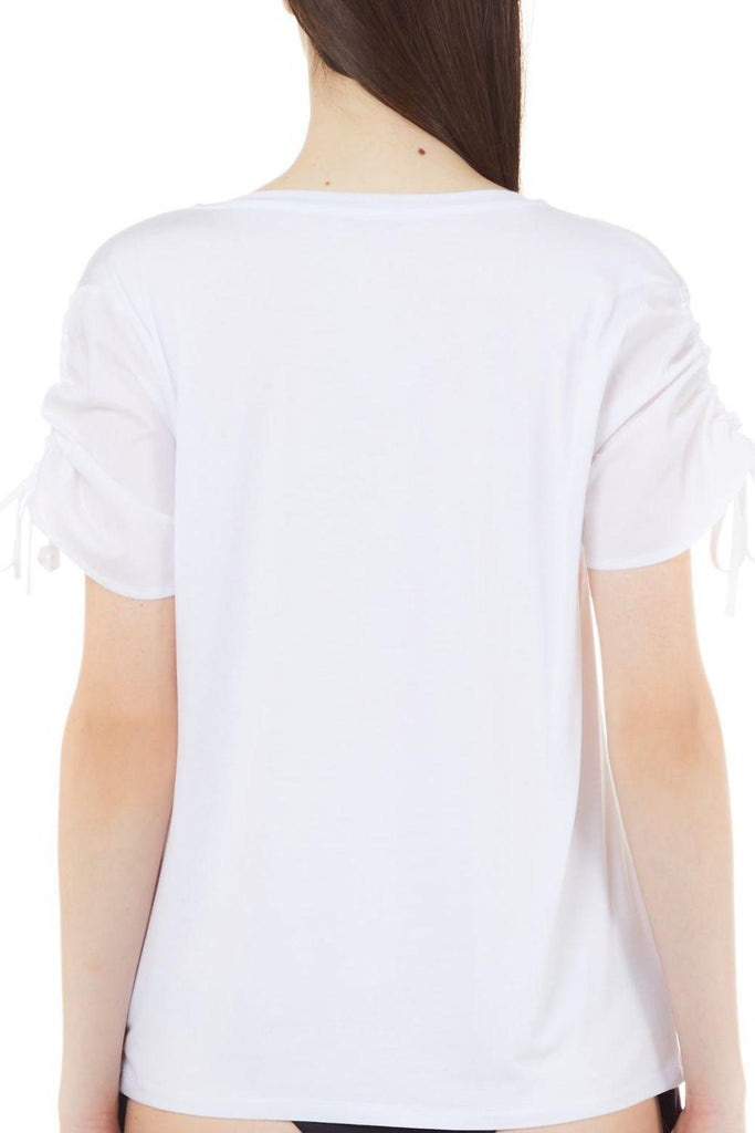 LIU JO T-SHIRT C/MANICHE ARRICCIO
