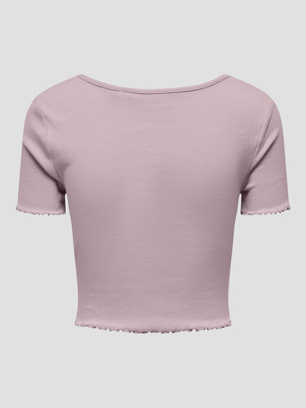 ONLY ONLBETTY S/S V-NECK TOP CC JRS