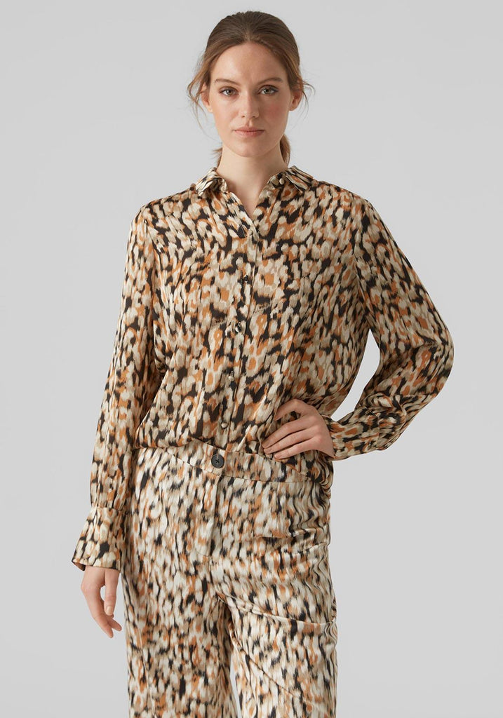 VERO MODA VMEMMA ELIA L/S SHIRT WVN BTQ