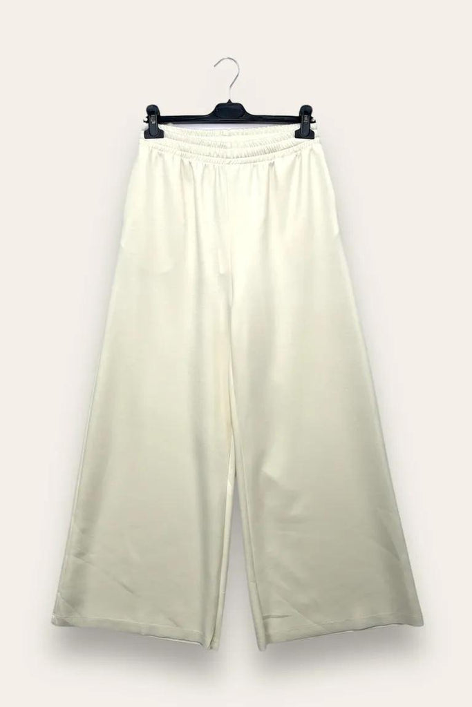 LOVEme Pantalone a palazzo in scuba