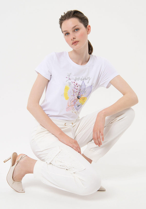 FRACOMINA SWEATER PANTS CREAM