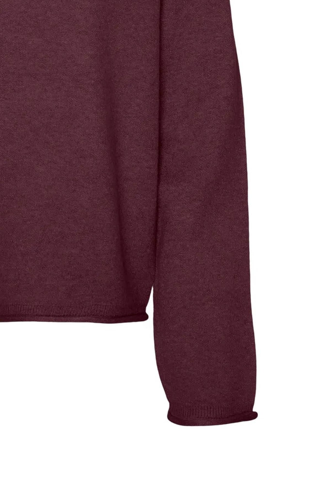 VERO MODA VMSABA ROLL LS O-NECK PULLOVER GA NOOS