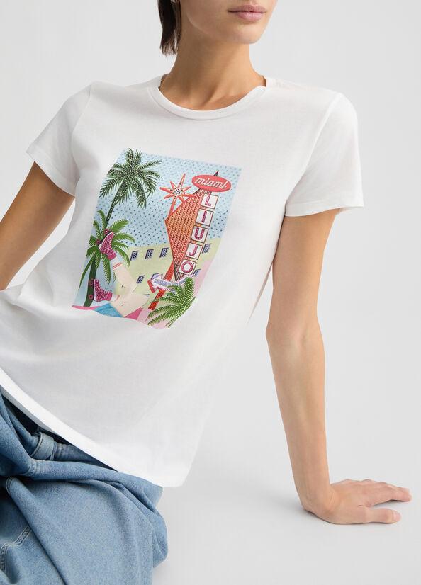 LIU JO ECS T-SHIRT MODA M/C
