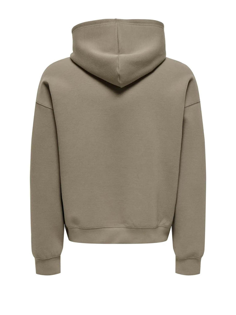 ONLY&SONS ONSGOYLE BOXY LS SCUBA HOODIE SWEAT
