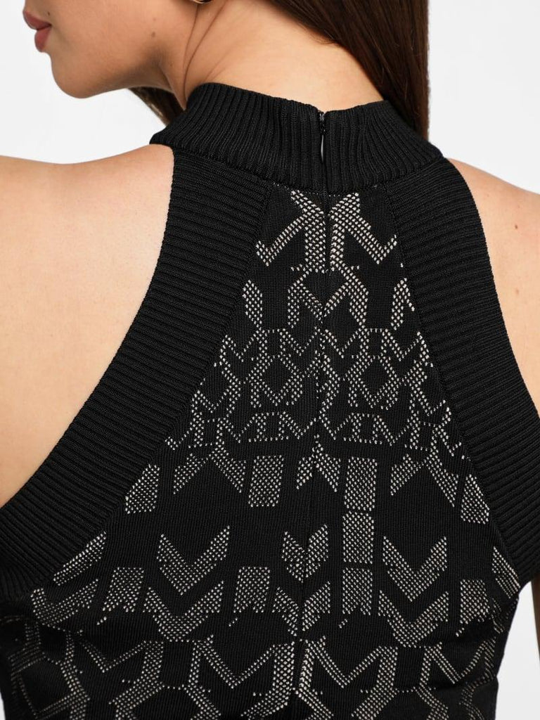 GUESS MARCIANO BILLIE MONOGRAM DRESS SWTR