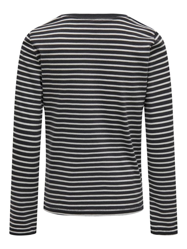 ONLY KIDS KOGWEEKDAY REG L/S STRIPE TOP BOX JRS