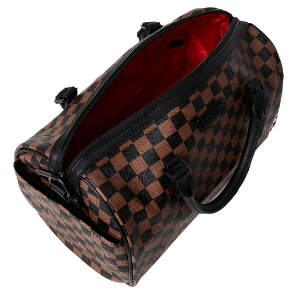 SPRAYGROUND CHECK 2 EMBOSS MINI DUFFLE