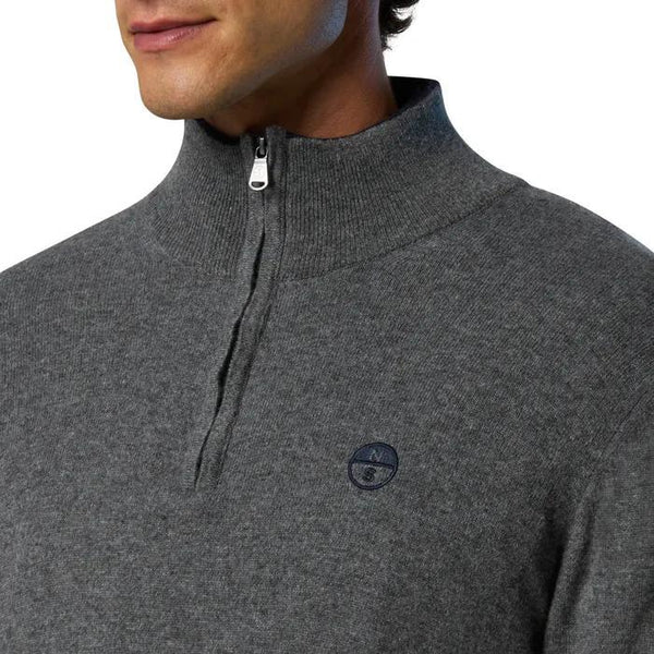 NORTH SAILS HALD ZIP  12GG KNITWEAR