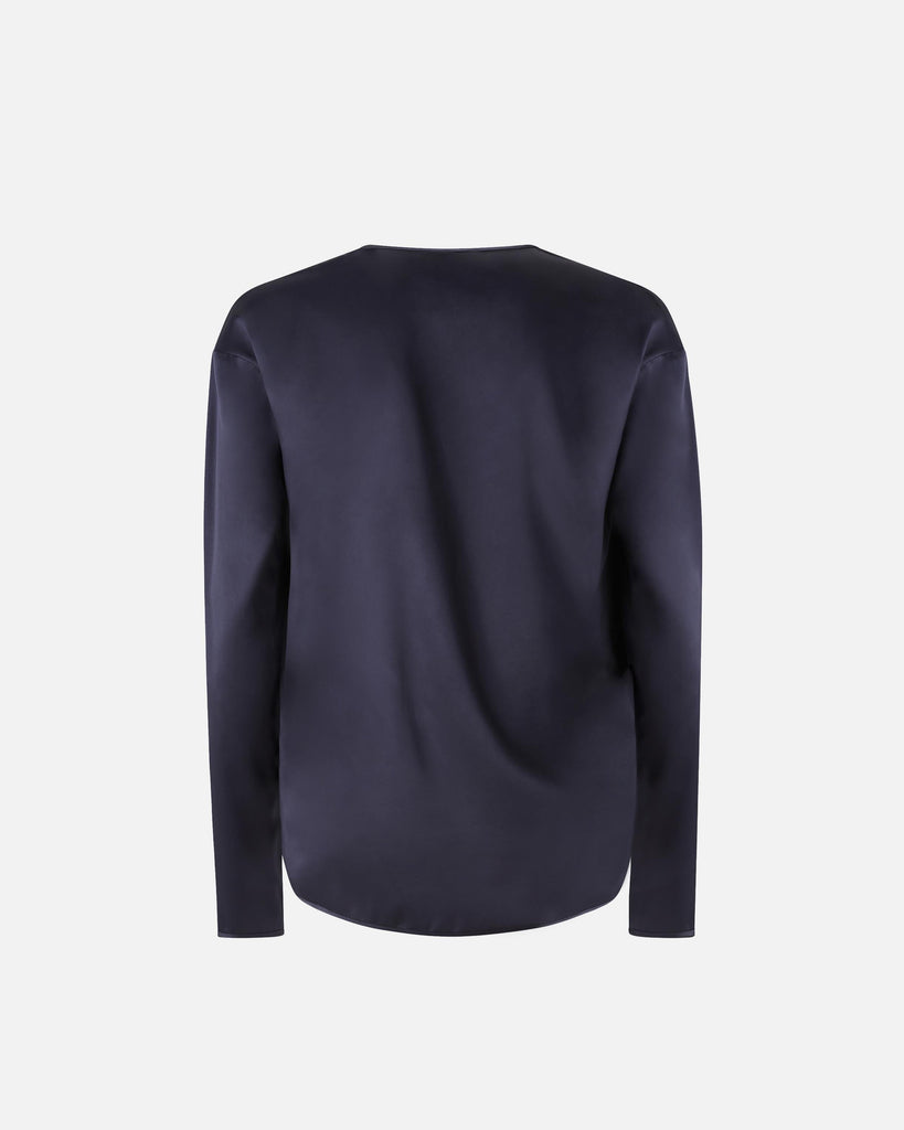 PINKO FRISELLA BLUSA SATIN SETA STRE