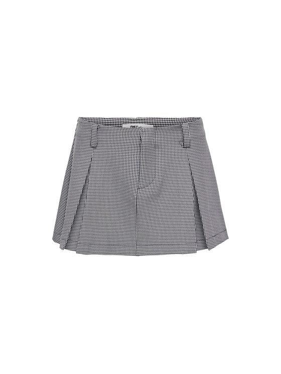 ONLY ONLANNICA MW PLEAT CHECK SKIRT TLR