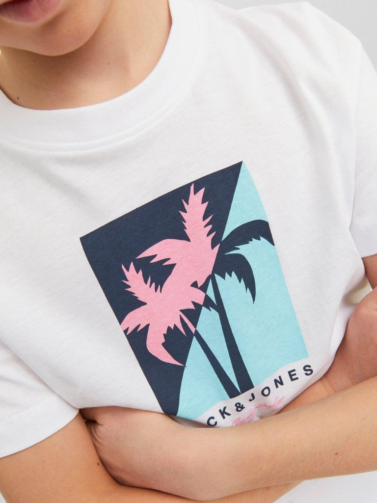 JACK JONES KIDS JORTULUM LOGO TEE SS CREW NECK JNR