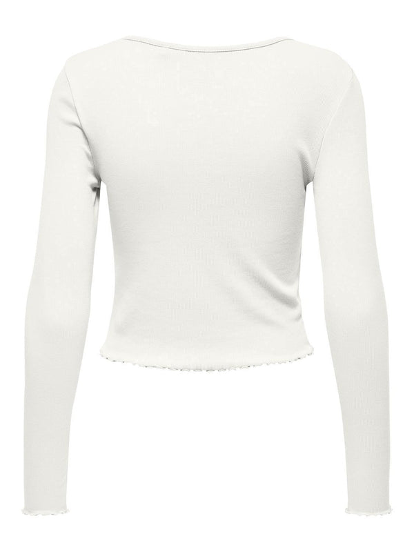 ONLY ONLBETTY L/S V-NECK TOP CC JRS