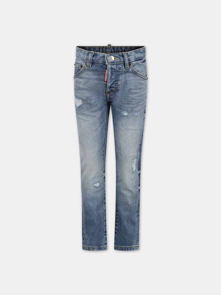 DSQUARED2 JUNIOR D2P31LVM COOL GUY JEAN TROUSERS