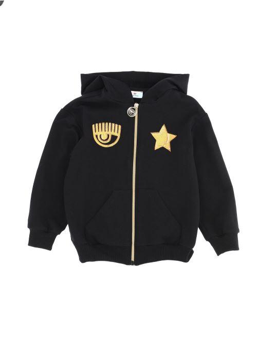 CHIARA FERRAGNI HOODIE APERTA EYESTAR GOL