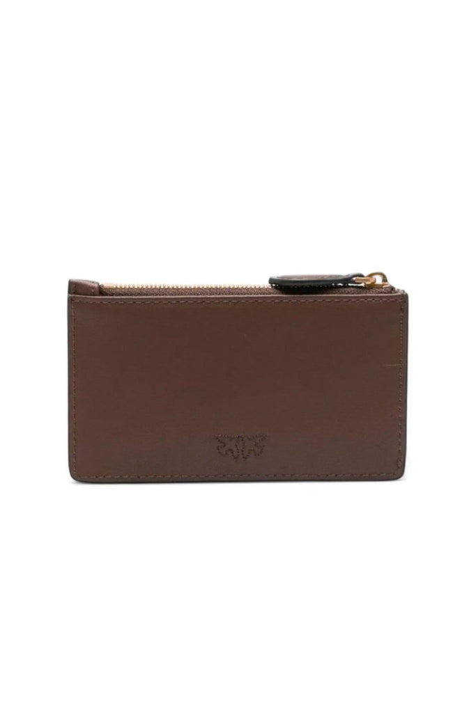PINKO AIRONE CARDHOLDER  VITELLO SETA
