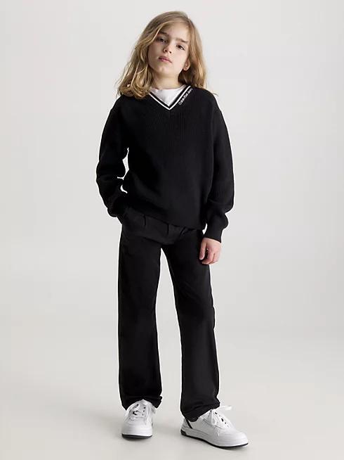 CALVIN KLEIN JEANS CEREMONY STRAIGHT LEG PANTS