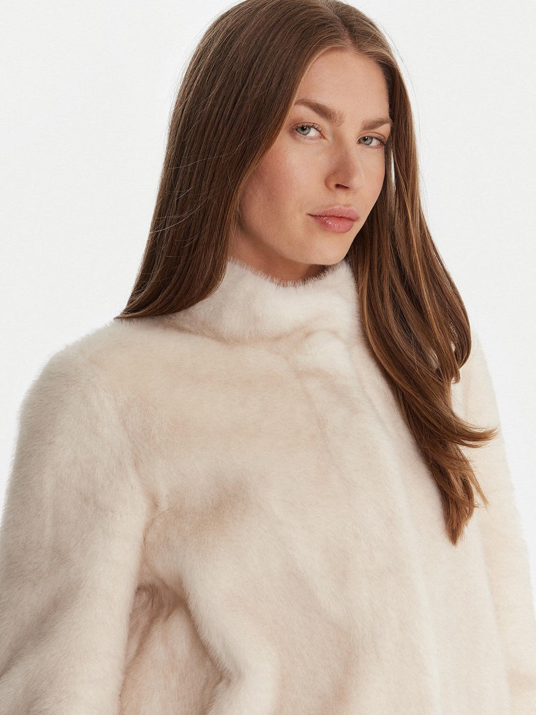 GUESS LUNA FAUX FUR JACKET