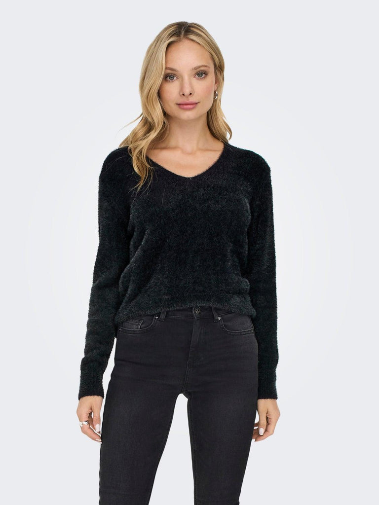ONLY ONLELLA PIUMO LS V-NECK CC KNT