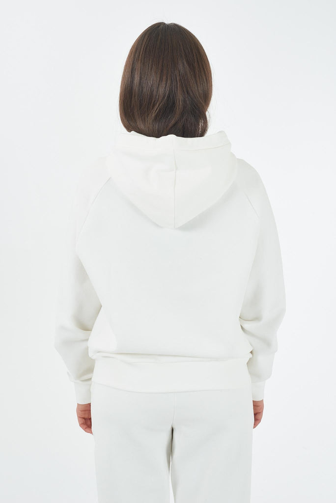 YES ZEE FELPA DONNA FULLZIP IN PUNTO MILANO, CAPPUCCIO