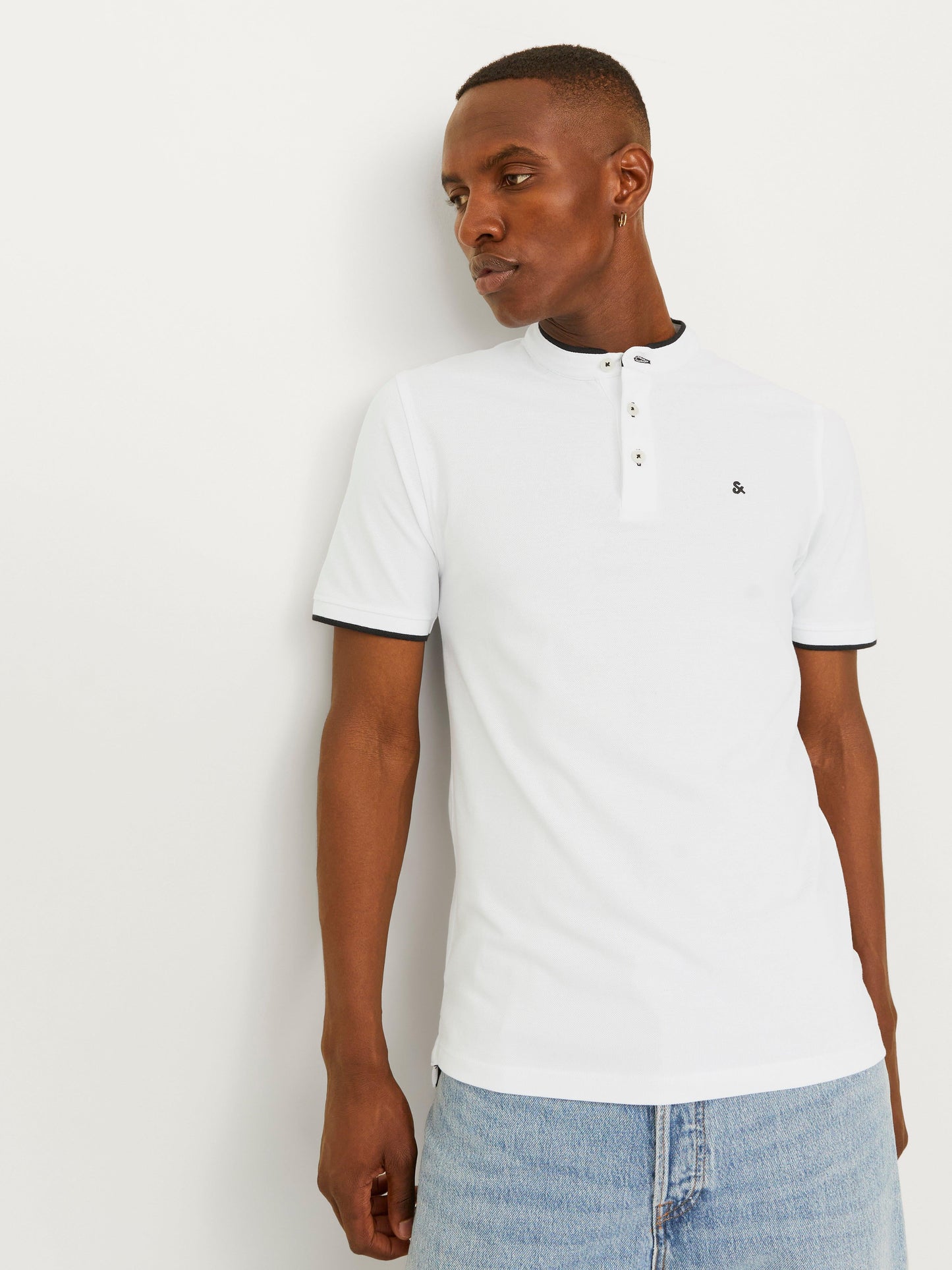 JACK AND JONES JJEPAULOS MAO POLO SS NOOS