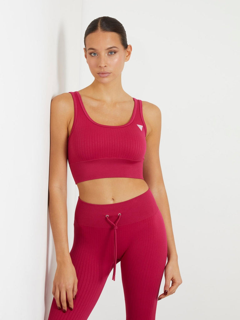 GUESS RIB-SEAMLESS ACTIVE BRA
