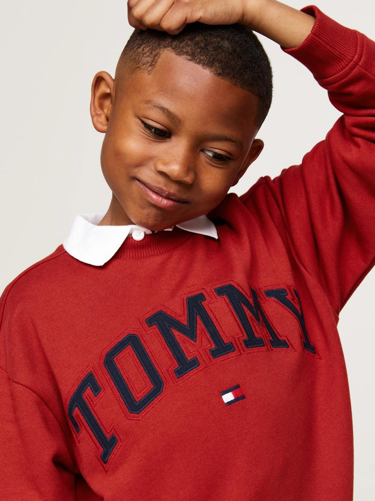 TOMMY HILFIGER VARSITY EMBROIDERY SWEATSHIRT