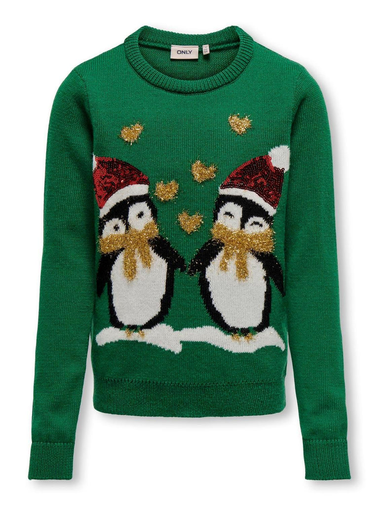 ONLY KIDS KOGXMAS HAPPY LS O-NECK KNT