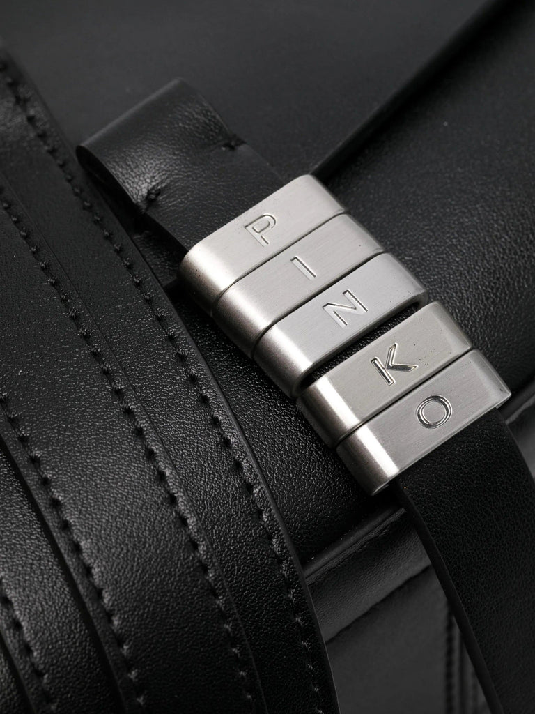 PINKO SADDLE CLASSIC VITELLO MORBIDO