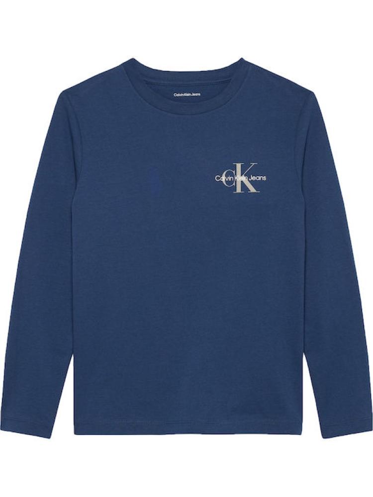 CALVIN KLEIN JEANS CHEST MONOLOGO LS T-SHIRT