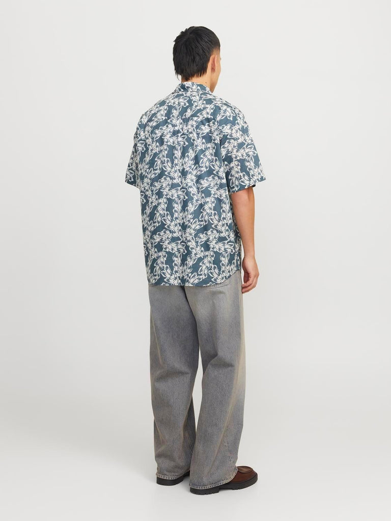 JACK AND JONES JORJOSHUA SPLIT AOP SHIRT SS