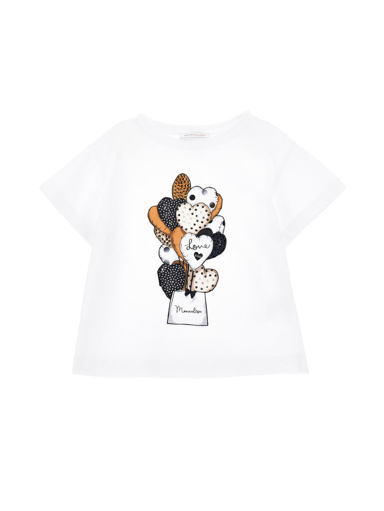 MONNALISA MAXI T-SHIRT ST.PALLONCIN