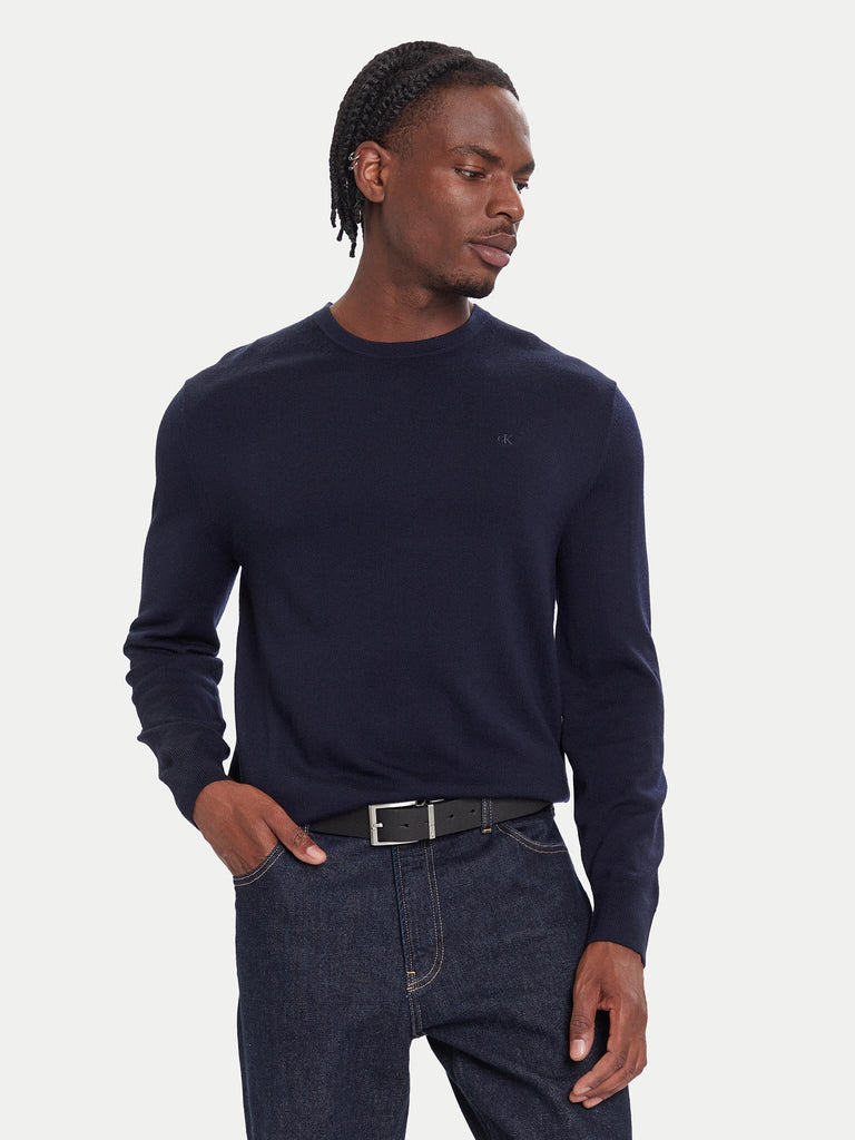 CALVIN KLEIN LS 100% MERINO CREW