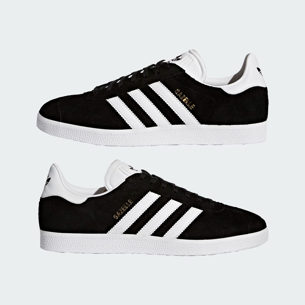 ADIDAS ORIGINALS GAZELLE             CBLACK/WHITE/GOLDMT