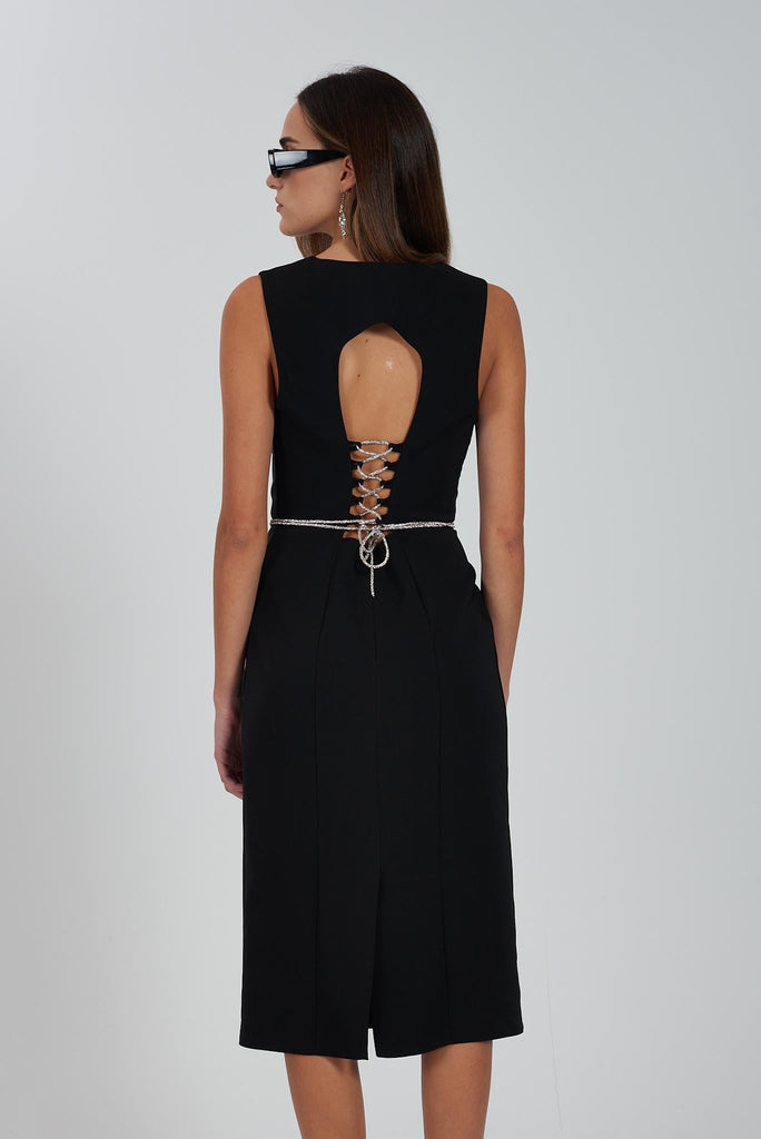 YES ZEE ABITO DONNA IN TESSUTO TECNICO, SCHIENA NUDA