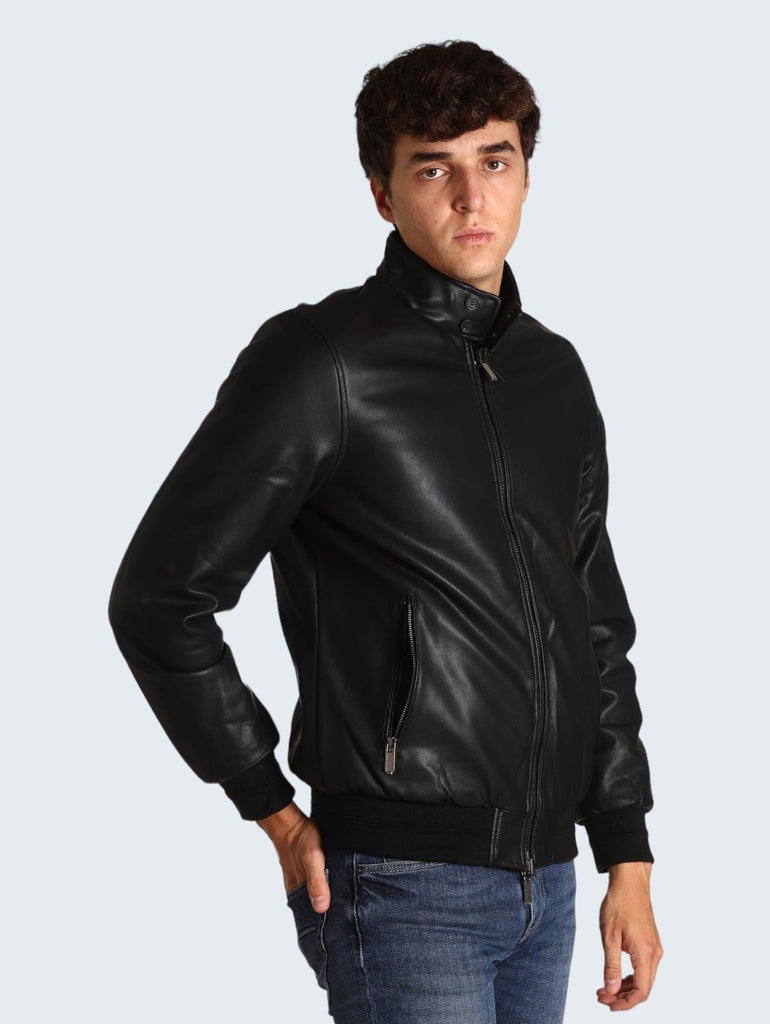 MARKUP BOMBER REVERSIBILE ECO-PELLE/NYLON
