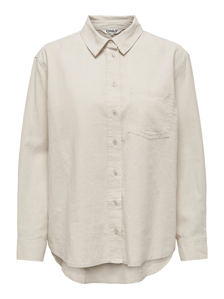 ONLY ONLTOKYO L/S LINEN BLEND SHIRT PNT NOOS