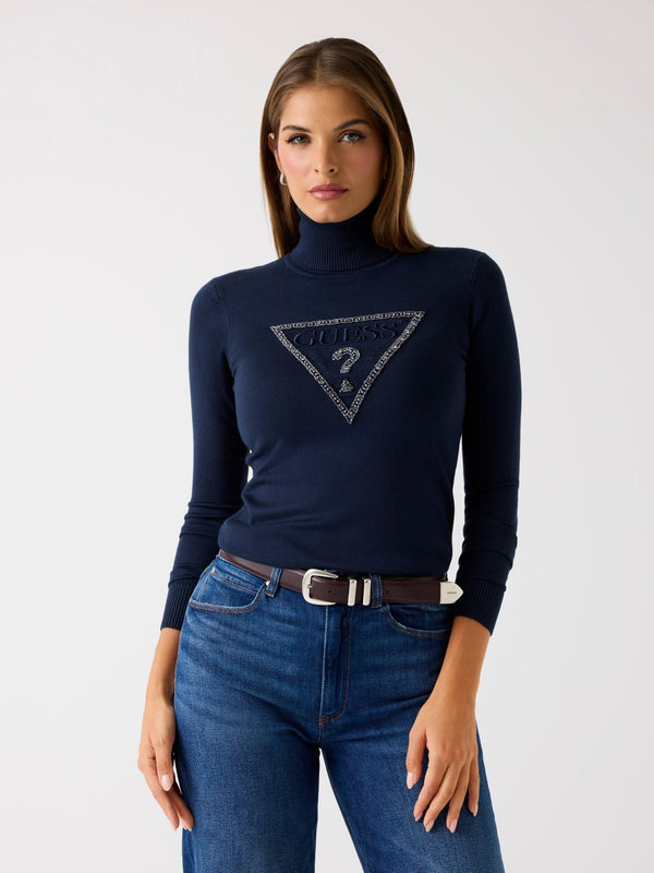 GUESS LS TN MELANIE TRIANGLE LOGO SW