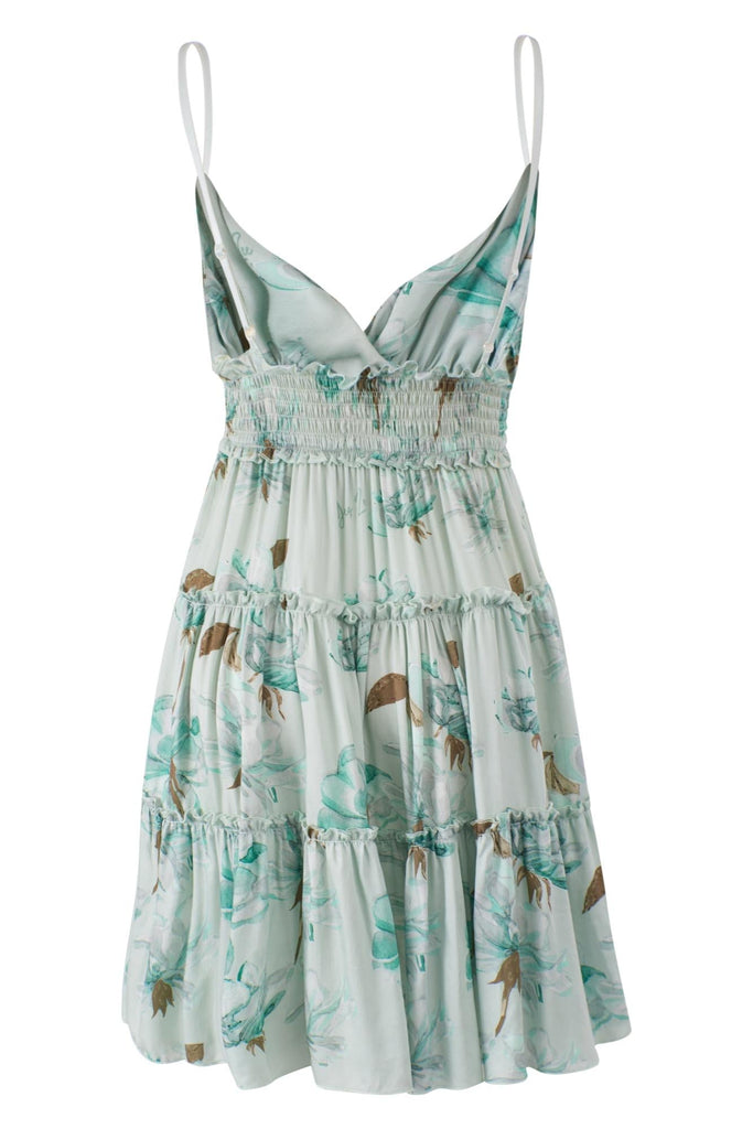 YES ZEE ABITO DONNA CON SPALLINE, BUSTO ARRICCIATO