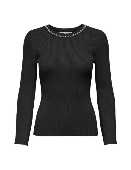 ONLY ONLNATASCHA LS BLING O-NECK CC KNT