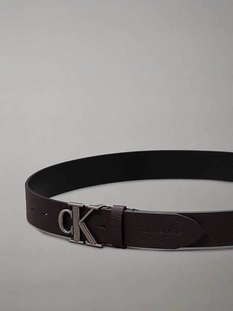 CALVIN KLEIN JEANS RO MONO PLAQUE LTHR BELT 35MM