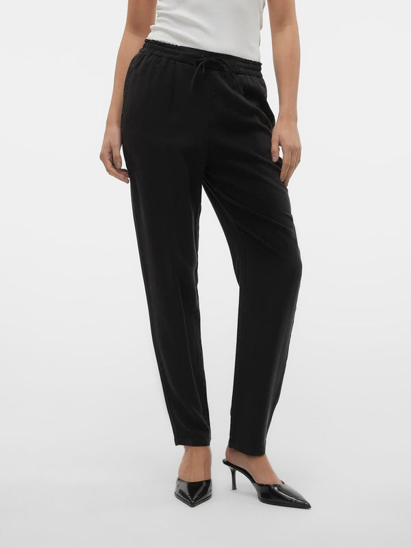 VERO MODA VMHARPER MW TAPERED PULL ON PANTS GA