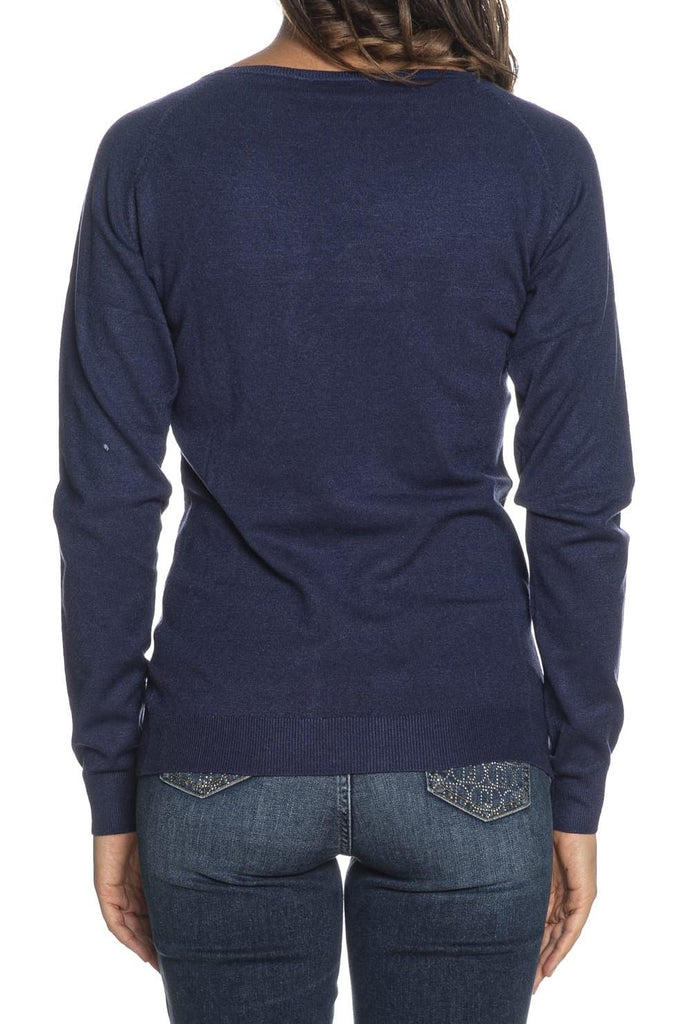 YES ZEE MAGLIA DONNA GIROCOLLO