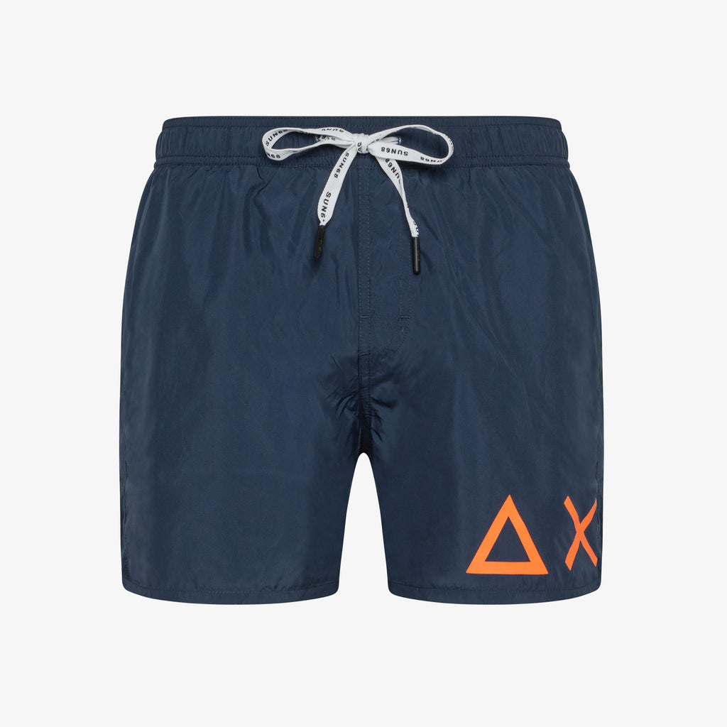 SUN68 SWIM PANT SOLID BIG LOGO