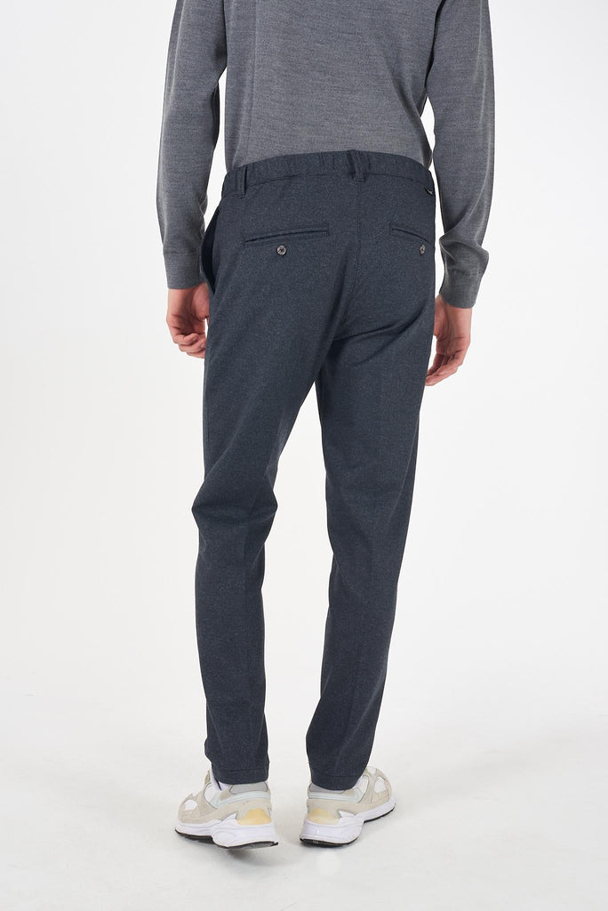 YES ZEE PANTALONE UOMO, COULISSE + ELASTICO, PINCES