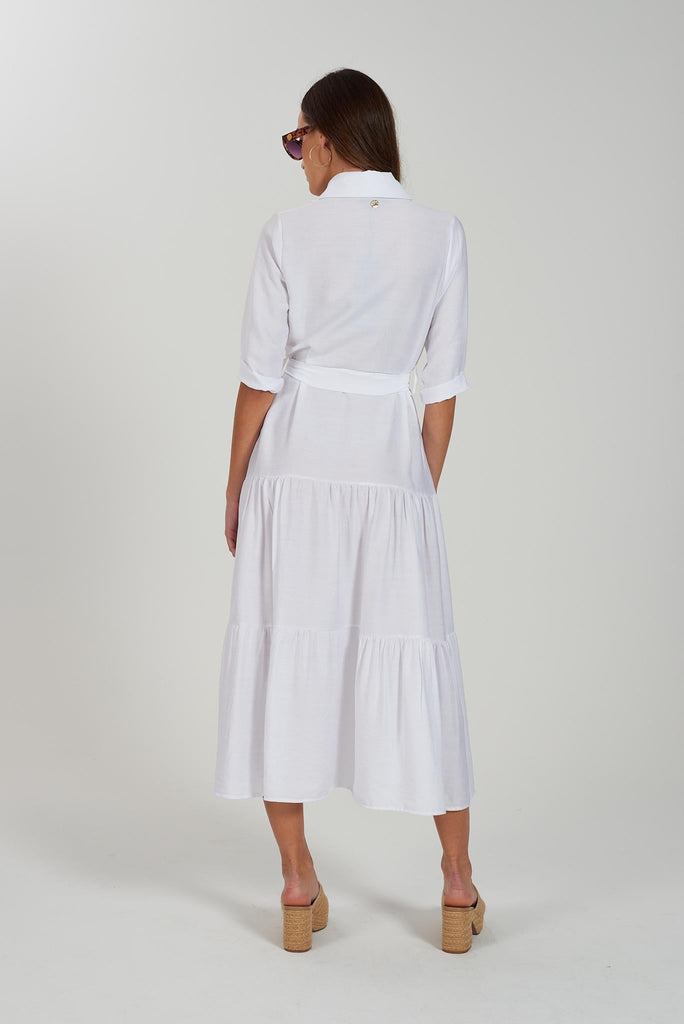 YES ZEE ABITO DONNA CHEMISIER CON CINTURA