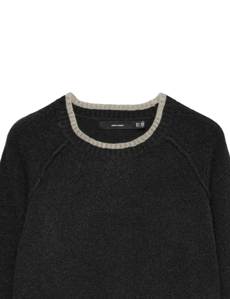 VERO MODA VMAQUARIUS LS O-NECK RAGLAN PULLOVER BF