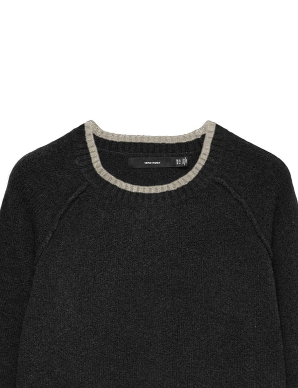 VERO MODA VMAQUARIUS LS O-NECK RAGLAN PULLOVER BF
